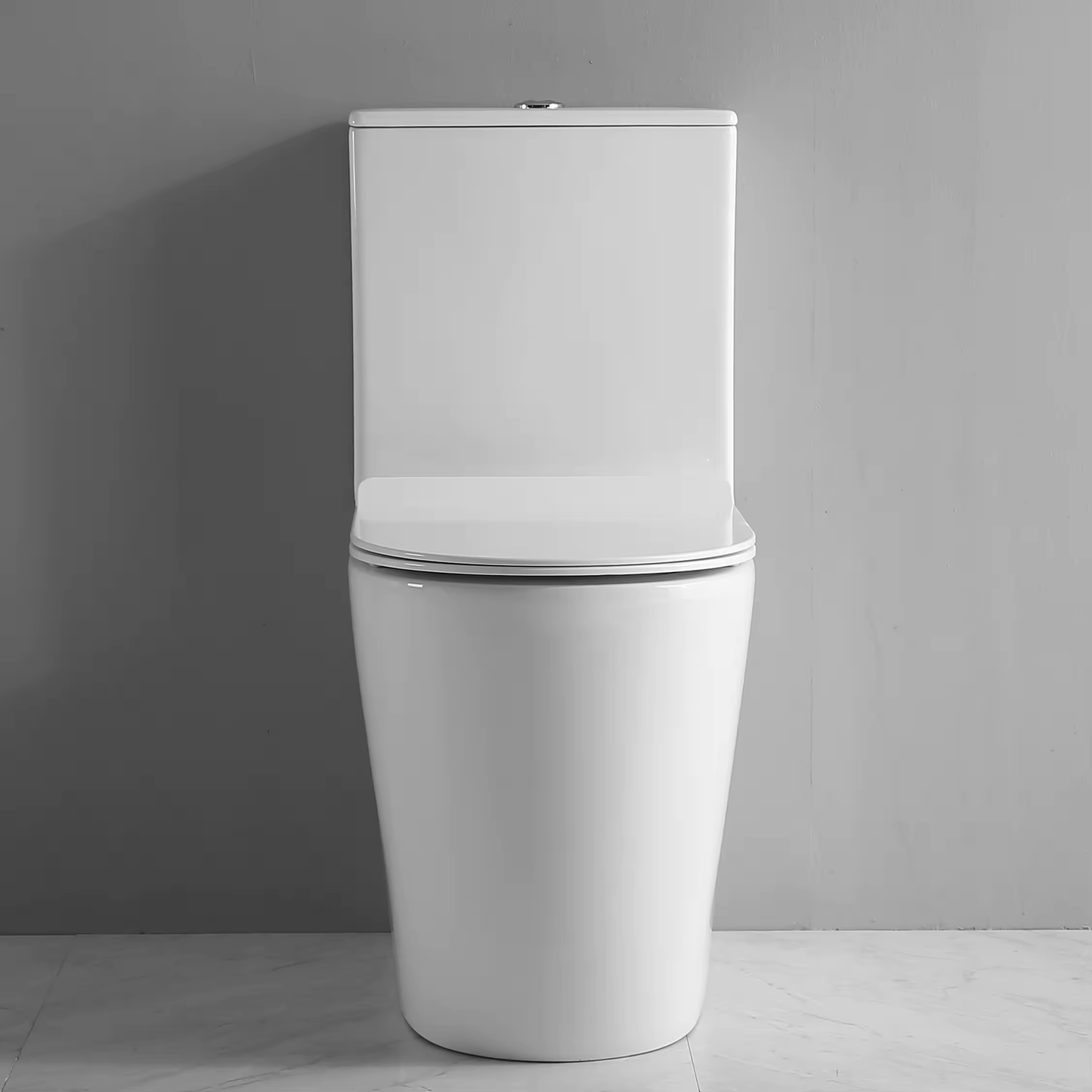 EVEREST OVERHEIGHT RIMLESS BTW TOILET SUITE - COMPACT DESIGN