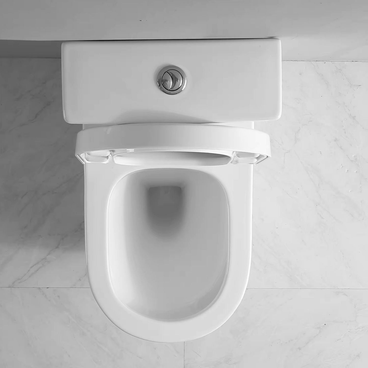 EVEREST OVERHEIGHT RIMLESS BTW TOILET SUITE - COMPACT DESIGN