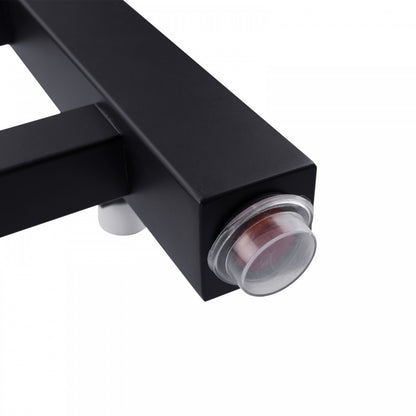 5 BAR SQUARE HEATED TOWEL RAIL 530H*600W*120D ZNY- MATTE BLACK