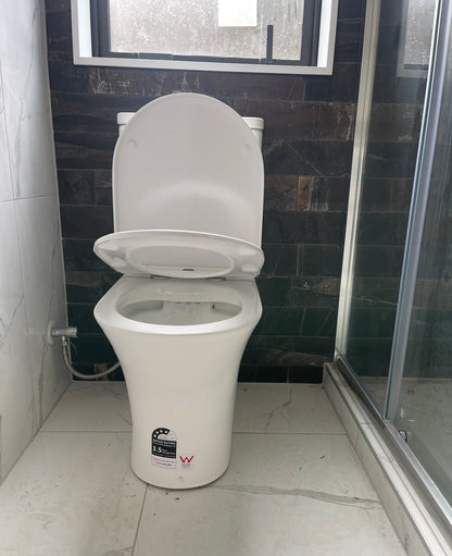 ELEMENTI CURA CC BACK TO WALL TOILET SUITE GLOSS WHITE