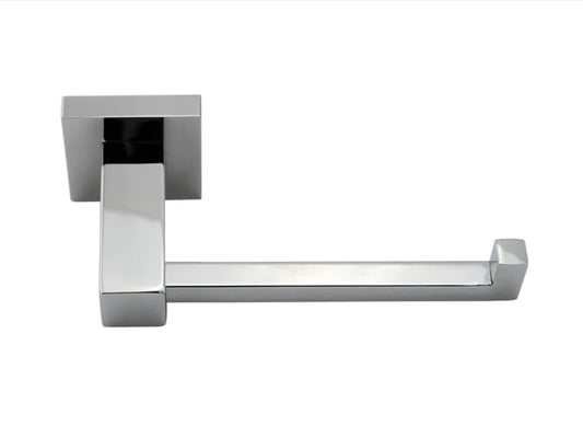SQUARE TOILET ROLL HOLDER - CHROME