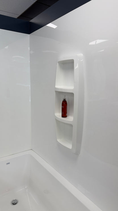 CLEARLITE PACIFIC/VARO WALL LINER FOR SHOWER OVER BATH 2 SIDED - 1525MM
