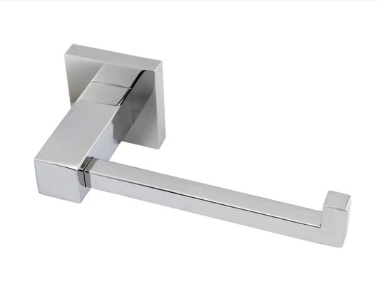 SQUARE TOILET ROLL HOLDER - CHROME