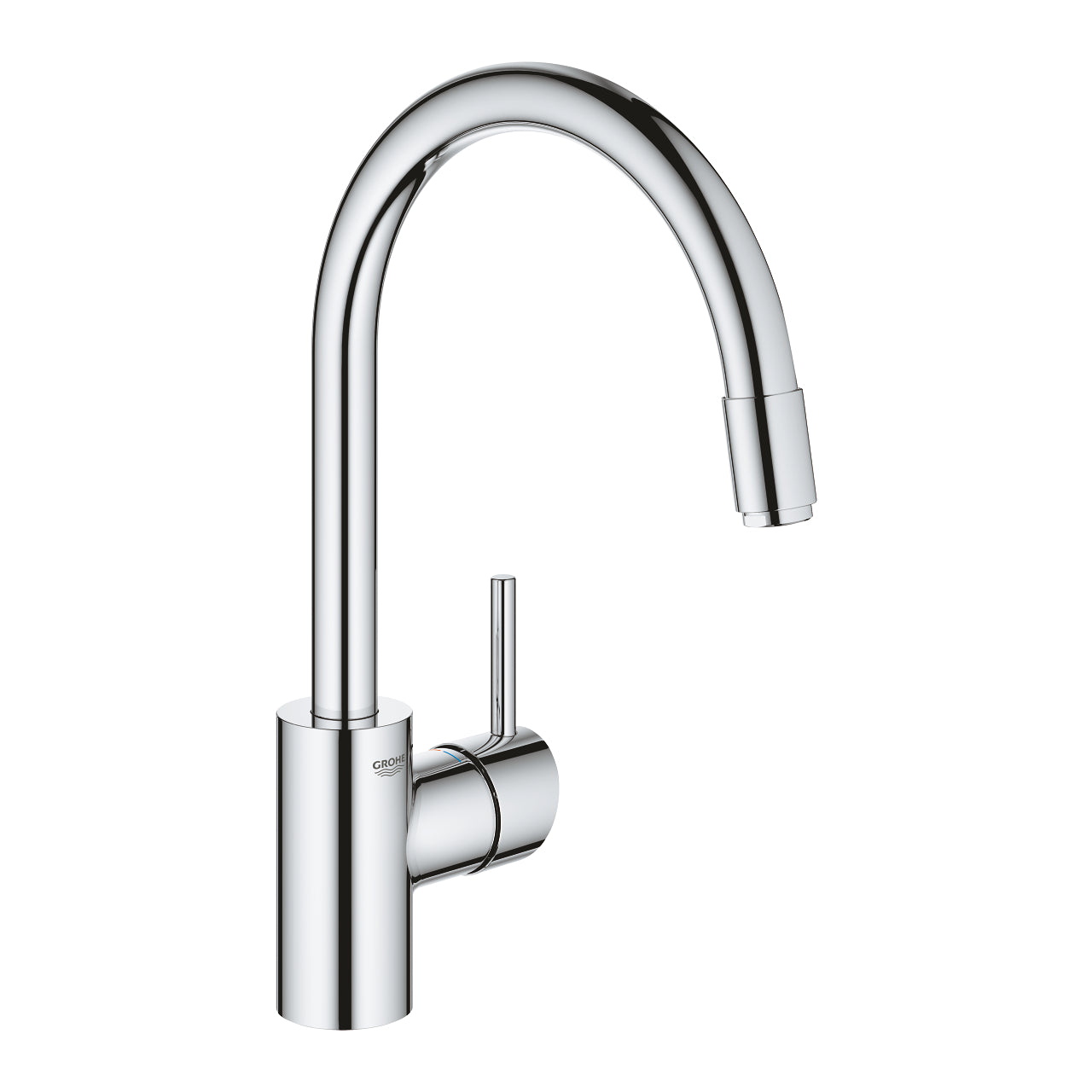 GROHE CONCETTO PULL OUT KITCHEN SINK MIXER - CHROME - The Tile Collection™