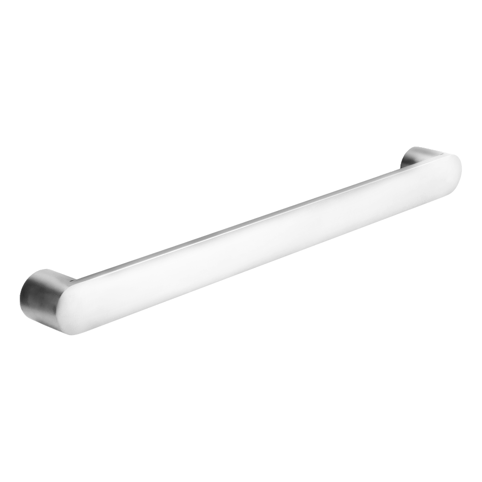 12V ROUND HORIZONTAL SINGLE HEATED TOWEL BAR | 600MM | 5 COLOURS | DN