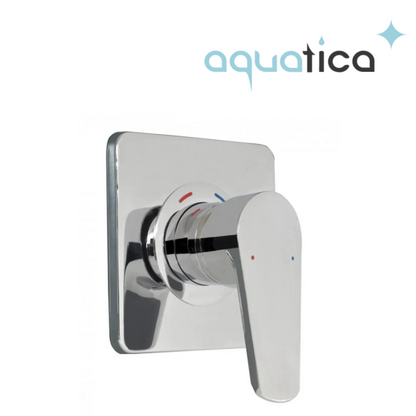 AQUATICA SALUTO ALL PRESSURE - 3 PIECE COMBO SET SHOWER SLIDE/ SHOWER MIXER/ BASIN MIXER CHROME