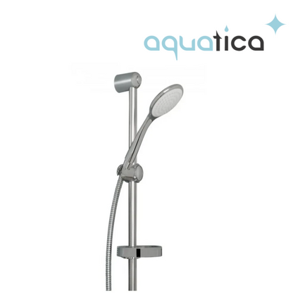 AQUATICA SALUTO ALL PRESSURE - 3 PIECE COMBO SET SHOWER SLIDE/ SHOWER MIXER/ BASIN MIXER CHROME