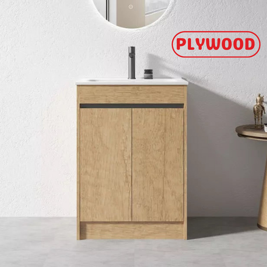 BC7 600MM PLYWOOD FLOOR STANDING VANITY WITH CERAMIC TOP - The Tile Collection™