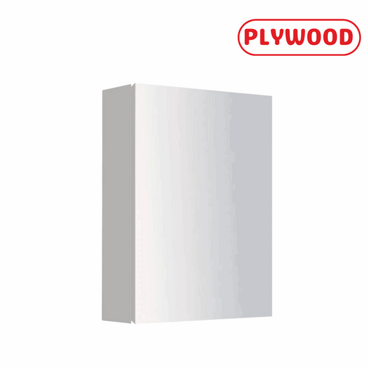 450MM WHITE PLYWOOD MIRROR CABINET