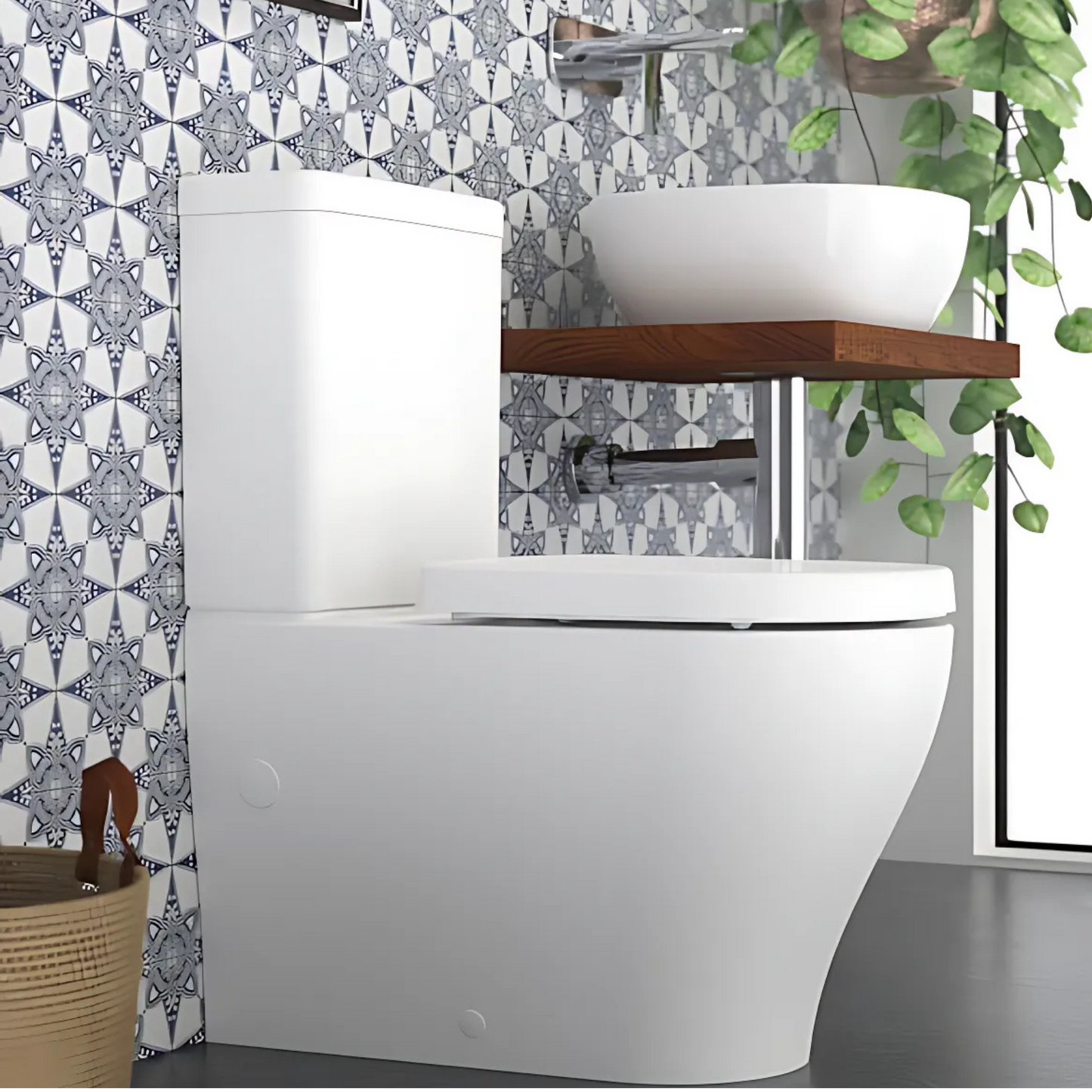 CAROMA LUNA WALL FACED TOILET SUITE - The Tile Collection™