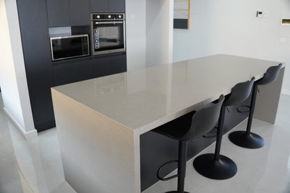 SMOKEY GREY ENGINEERED STONE VANITY BENCHTOP - CUSTOM SIZES AVAILABLE