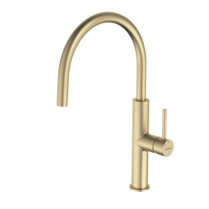 Caroma Kitchen sink Mixer - Brushed Brass, Lead Free Tapware NZ