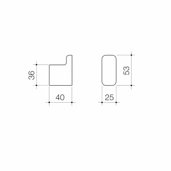 Caroma Luna Robe Hook Range | 4 Finishes