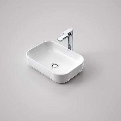 White Rectangular above counter basin  for bathroom vanity - Caroma Luna Above counter basin NZ