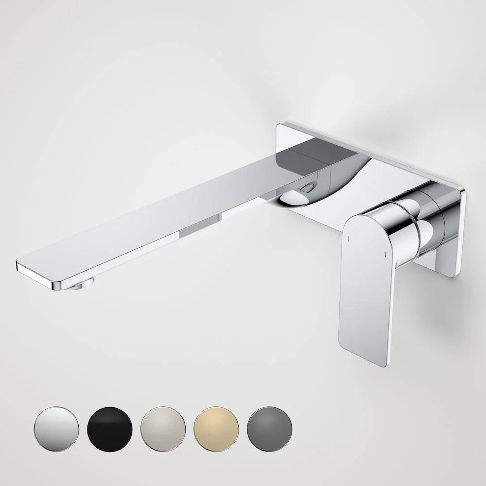 Caroma Urbane® II 220mm Wall Basin / Bath Mixer - Round or Square Cover Plate