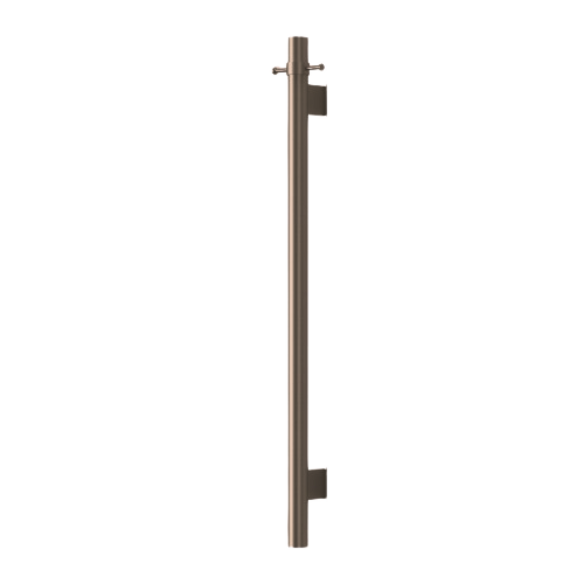 MIRAGE ROUND VERTICAL HEATED TOWEL BAR 1000MM - 8 FINISHES