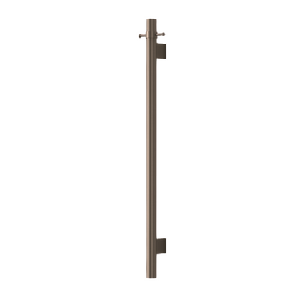 MIRAGE ROUND VERTICAL HEATED TOWEL BAR 1000MM - 8 FINISHES
