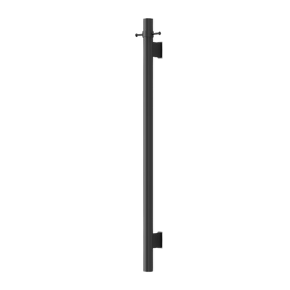 MIRAGE ROUND VERTICAL HEATED TOWEL BAR 1000MM - 8 FINISHES