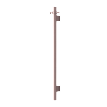 MIRAGE ROUND VERTICAL HEATED TOWEL BAR 1000MM - 8 FINISHES