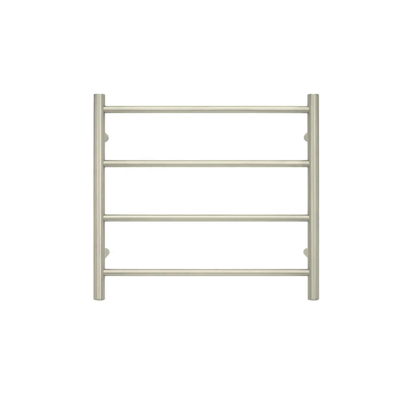 TRANQUILLITY JERSEY 4 BAR ROUND HEATED TOWEL WARMER  550W*500H*120D- WHITE GOLD