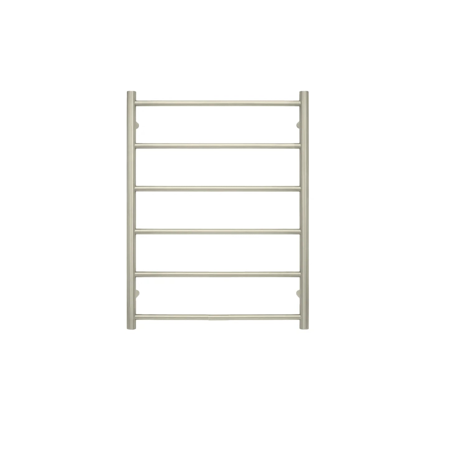 TRANQUILLITY JERSEY 6 BAR ROUND HEATED TOWEL WARMER 780H*600W*120D- WHITE GOLD