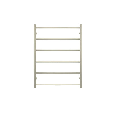 TRANQUILLITY JERSEY 6 BAR ROUND HEATED TOWEL WARMER 780H*600W*120D- WHITE GOLD