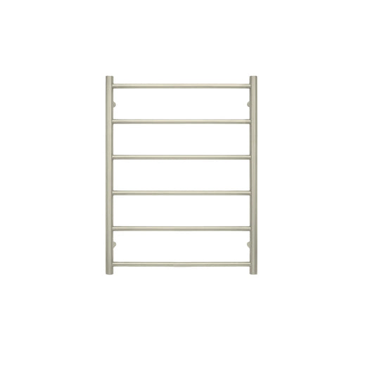 TRANQUILLITY JERSEY 6 BAR ROUND HEATED TOWEL WARMER 780H*600W*120D- WHITE GOLD