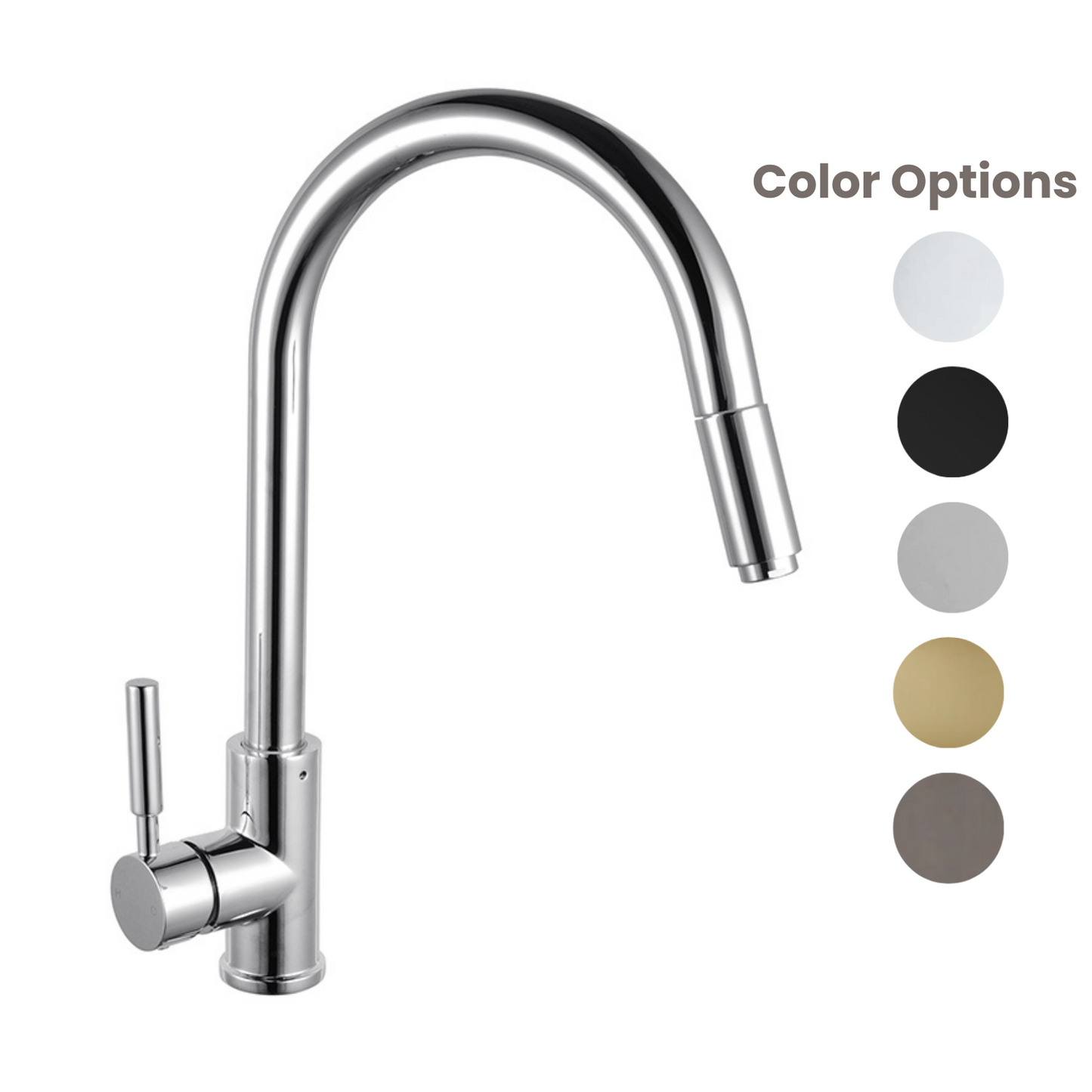 EURO 360° SWIVEL PULLOUT KITCHEN SINK MIXER - 5 COLOURS - The Tile Collection™
