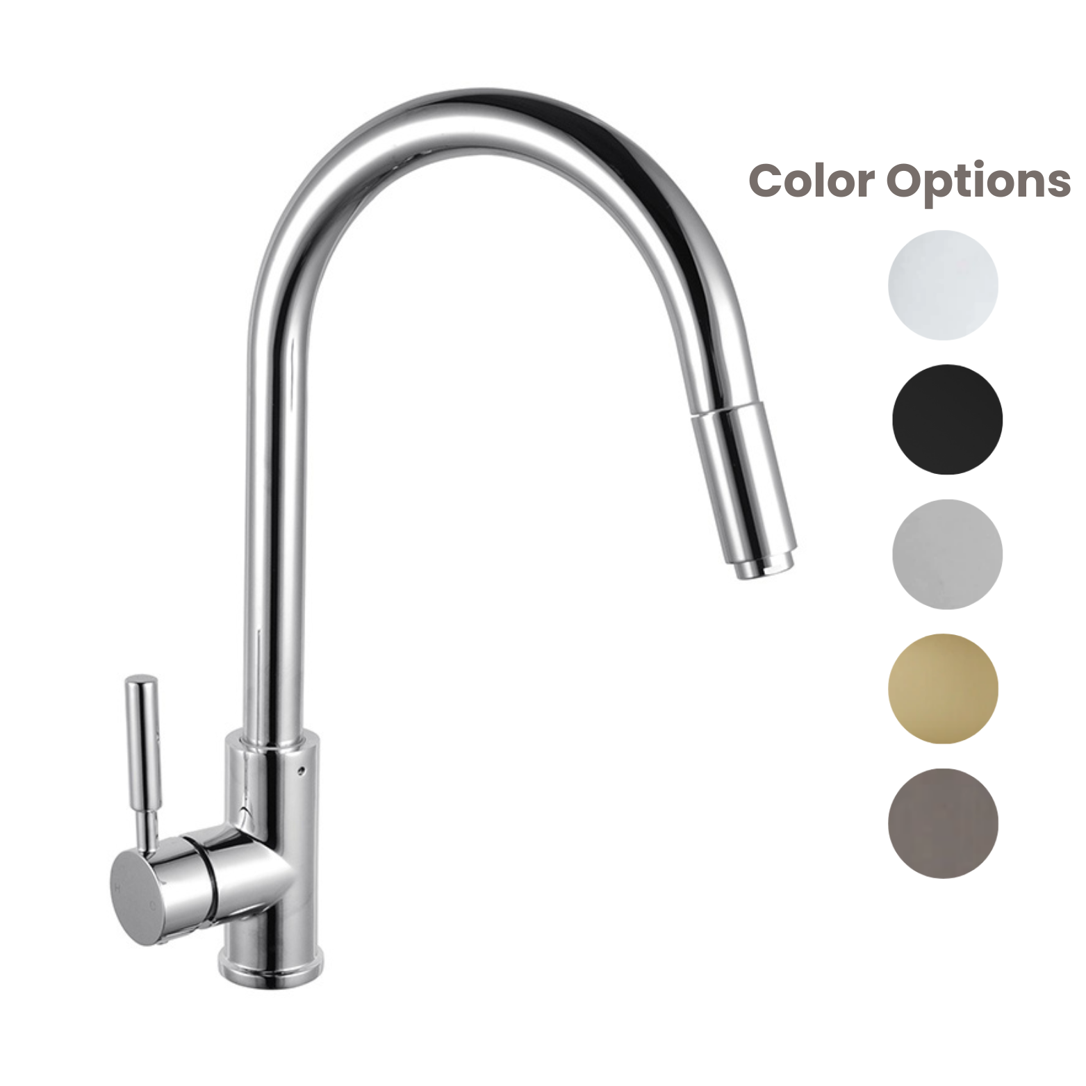EURO 360° SWIVEL PULLOUT KITCHEN SINK MIXER - 5 COLOURS - The Tile Collection™