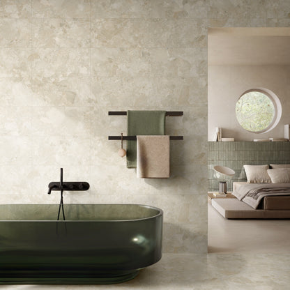 MATERA BEIGE PORCELAIN MATTE TILE 600X600MM - $49/SQM