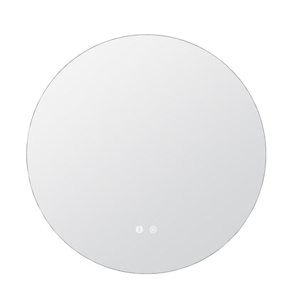 700MM ROUND BACKLIT LED MIRROR WITH MOTION SENSOR DEFOGGER | 3 COLOUR LIGHTS - The Tile Collection™