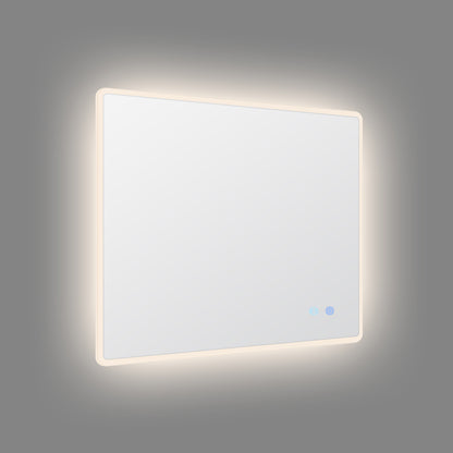 900X750MM RECTANGULAR LED MIRROR WITH MOTION SENSOR | DEMISTER | 3 COLOURS LIGHT