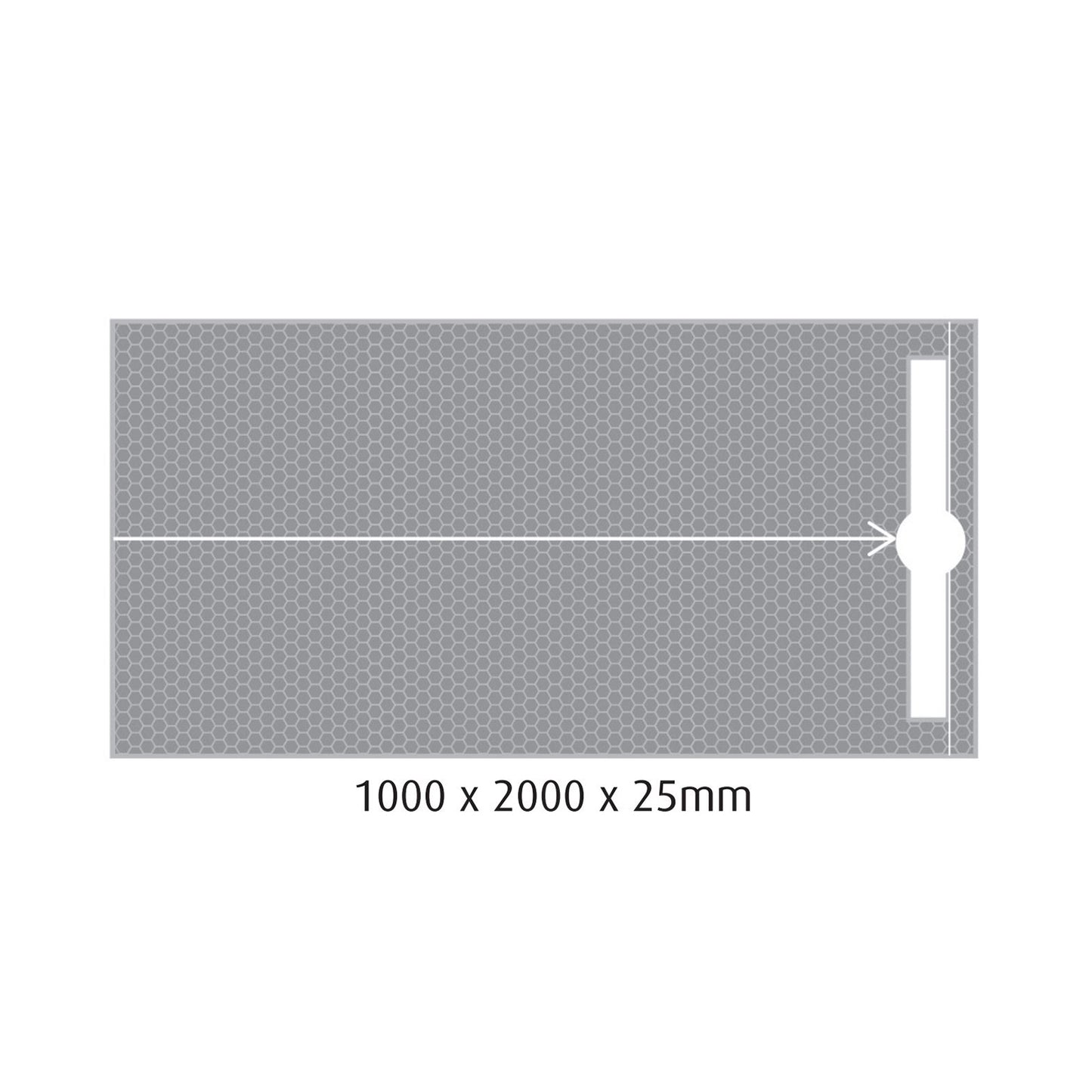 MARMOX 1000X2000MM READY TO TILE-OVER SHOWER BASE | TROUGH DRAIN TRAVERSE - The Tile Collection™
