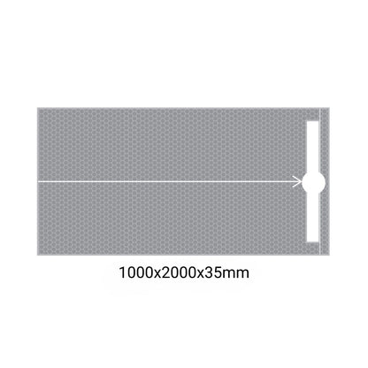 MARMOX 1000X2000MM READY TO TILE-OVER SHOWER BASE  | TROUGH DRAIN TRAVERSE