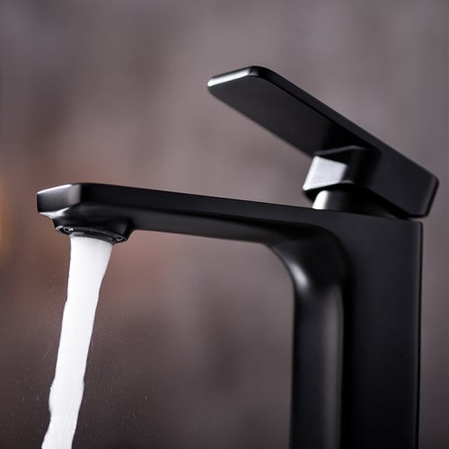 ZEPHYR VELA BASIN MIXER - MATTE BLACK - The Tile Collection™