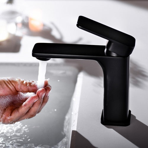 ZEPHYR VELA BASIN MIXER - MATTE BLACK - The Tile Collection™