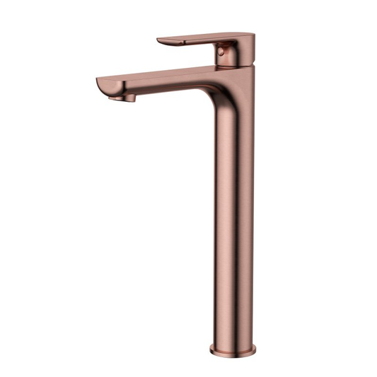 NOVA HIGH RISE BASIN MIXER - PVD CHAMPAGNE