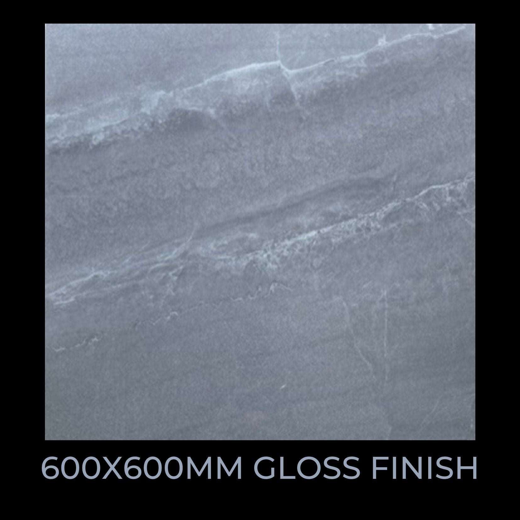 ARMANI GREY (PHO60914L) GLOSS PORCELAIN TILE - $59/SQM - The Tile Collection™