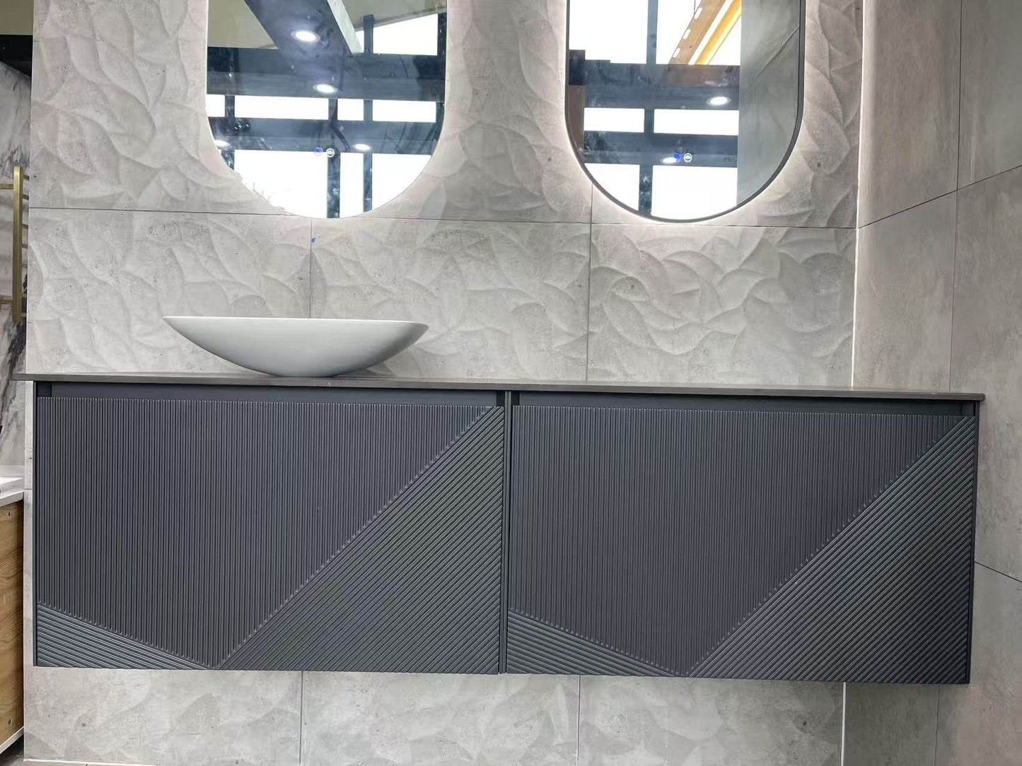750MM DARK GREY WALL HUNG VANITY – PARALLEL AVO| MODERN FLOATING BATHROOM VANITY NZ