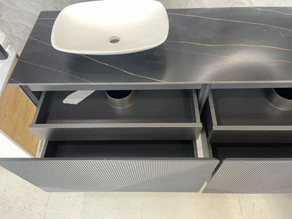 750MM DARK GREY WALL HUNG VANITY – PARALLEL AVO| MODERN FLOATING BATHROOM VANITY NZ