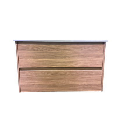 ROSEWOOD WALL HUNG VANITY | 900MM | PLYWOOD