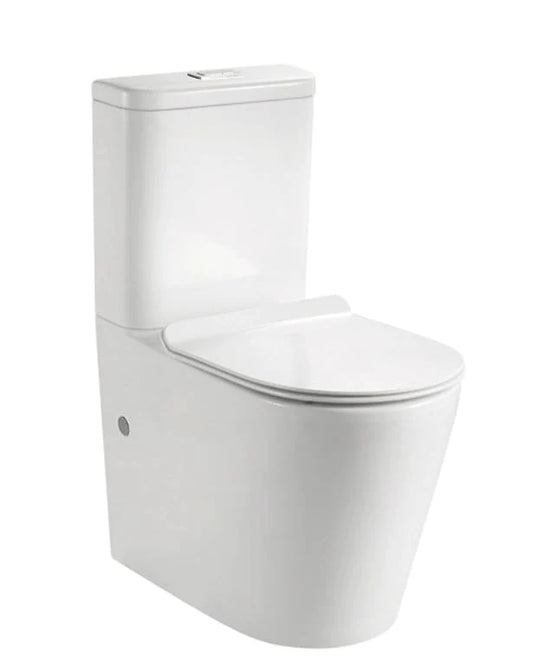 SOHO COMFORT HEIGHT WHIRLPOOL BACK TO WALL TOILET SUITE  665x380x845MM