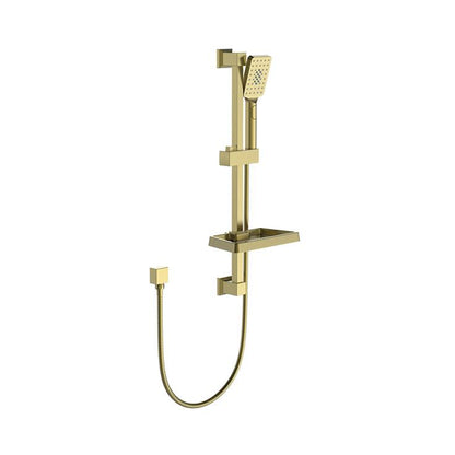FUSION SQUARE SHOWER SLIDE WITH 3 FUCNTION HAND SHOWER | 5 COLOURS - The Tile Collection™