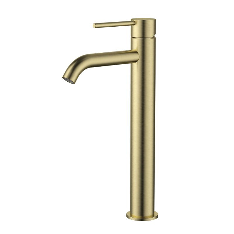 STAR MINI HIGH RISE BASIN MIXER CURVED SPOUT 5 FINISHES | MODERN NATIONAL
