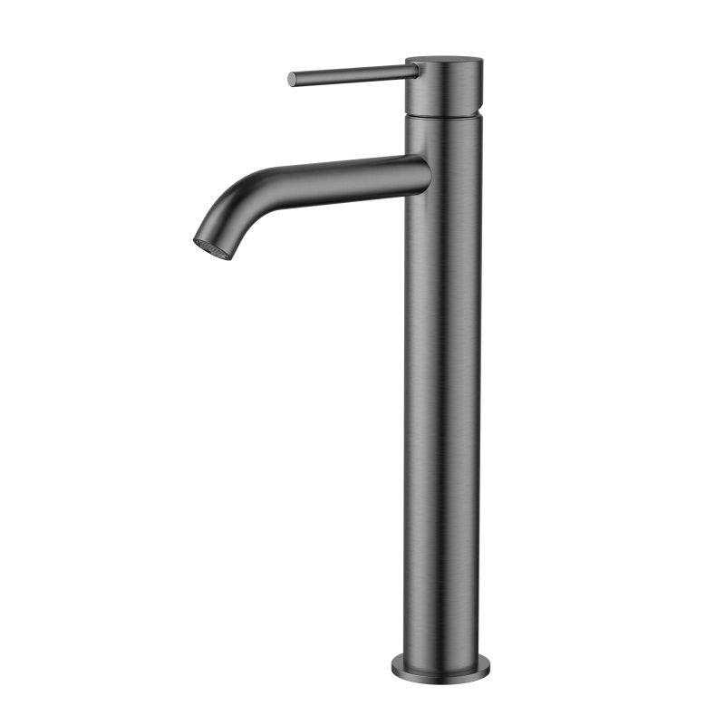 STAR MINI HIGH RISE BASIN MIXER CURVED SPOUT 5 FINISHES | MODERN NATIONAL