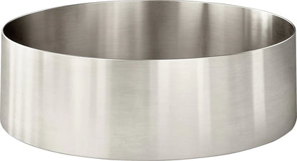 OPAL 400MM ROUND STAINLESS STEEL VESSEL BASIN - BRUSHED STAINLESS