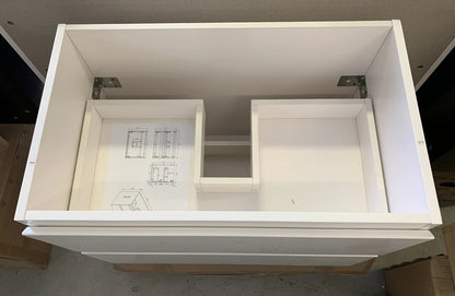 NELSON WALL HUNG VANITY | 600MM | GLOSS WHITE | PLYWOOD - The Tile Collection™