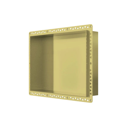 ANOOK® SHOWER NICHE 400X300X90MM - BRUSHED GOLD