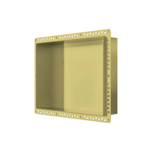 ANOOK® SHOWER NICHE 400X300X90MM - BRUSHED GOLD