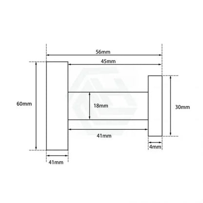 ROUND BRUSHED NICKEL STAINLESS STEEL ROBE HOOK WALL MOUNTED